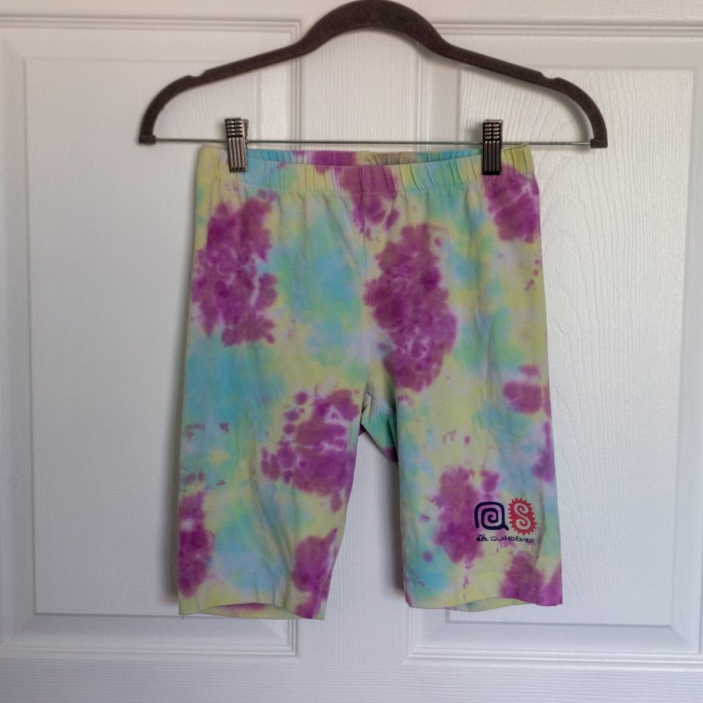 Tie Dye Quiksilver Biker Shorts